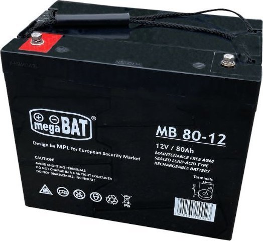 Akumulator VRLA MB 80-12 260/168/211mm