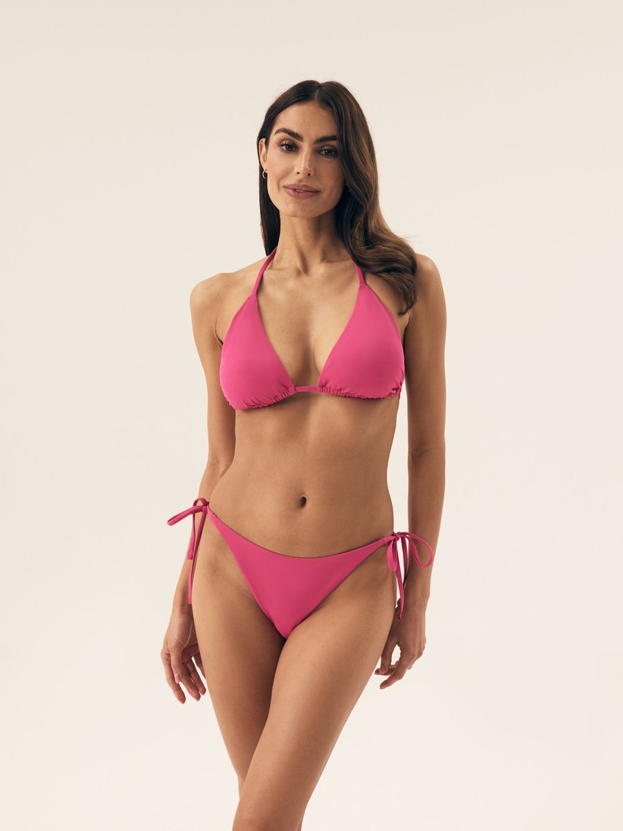 Góra od bikini typu trójkąt Shrimpee Esotiq ostry róż XL