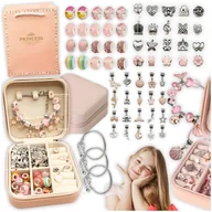 Prace ręczne dla dzieci - Zestaw do biżuterii dla dziewczynki bransoletki - miniaturka - grafika 1