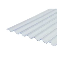 Pokrycia dachowe - Płyta PVC przeźroczysta TRAPEZ 70/18 900 x 2500 x 0,8 mm - miniaturka - grafika 1