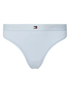 Tommy Hilfiger Stringi UW0UW04146 Błękitny - Majtki damskie - miniaturka - grafika 1