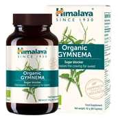 Odchudzanie i oczyszczanie - Himalaya Organic Gymnema, 60 tabletek - miniaturka - grafika 1