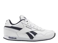 Buty dla dziewczynek - Buty dziecięce Reebok FV1294 ROYAL CL Białe - miniaturka - grafika 1