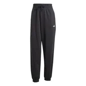 Spodnie rowerowe - adidas Kobiety ESSENTIALS SMALL LOGO FRENCH TERRY CUFFED PANTS, black/white, S - miniaturka - grafika 1