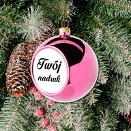 Bombki - Mała bombka na choinkę z Twoim nadrukiem - miniaturka - grafika 1