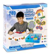 Układanki dla dzieci - Układanka Mozaika Pineski Puzzle Trening Ręki 240E - miniaturka - grafika 1