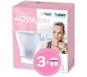 Dzbanki filtrujące - BWT AQUAlizer Home 2,7l 3 wkłady Biały - miniaturka - grafika 1