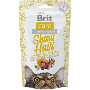 Brit Care Kot Care Cat Snack Shiny Hair 50g - Przysmaki dla kotów - miniaturka - grafika 1
