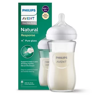 Butelka do karmienia Avent Baby Bottle PP Natural Crystal 240 ml - Butelki dla niemowląt - miniaturka - grafika 1