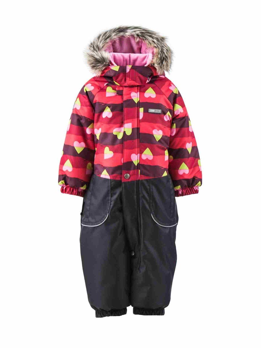 Chłopięcy niemowlęcy kombinezon zimowy DAHLE czerwony Lenne r.80