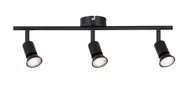 Oprawy, klosze i abażury - Oprawa ścienno-sufitowa CAROLINA 3xGU10 - czarny matowy - miniaturka - grafika 1