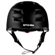 Kaski rowerowe - Spokey Kask Ninja rozmiar 55-58) Czarny - miniaturka - grafika 1