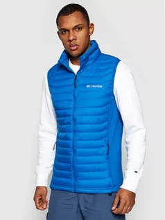 Kamizelki męskie - Columbia Kamizelka Powder Pass Vest 1842414 Granatowy Regular Fit - grafika 1