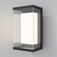 Lampy ogrodowe - Baker Street kinkiet elewacyjny LED 10W 3000K czarny O021WL-L10B3K - miniaturka - grafika 1