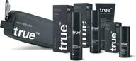 Zestawy kosmetyków męskich - True men skin care - Zestaw premium - żel do mycia twarzy, kremy na dzień i na noc, serum pod oczy i kosmetyczka - miniaturka - grafika 1