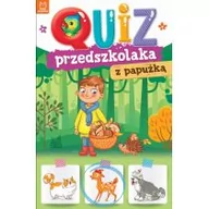 Książki edukacyjne - Quiz przedszkolaka z papużką Opracowanie zbiorowe - miniaturka - grafika 1