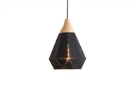 Lampy sufitowe - Invicta Interior Space Lampa wisząca Nordic 22cm - czarna i-37705 - miniaturka - grafika 1