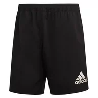 Spodnie sportowe męskie - Spodenki adidas 3-Stripes DY8495 - czarne - miniaturka - grafika 1