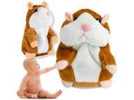 Zabawki interaktywne dla dzieci - Chomik Interaktywny Gadający Przedrzeźniacz Gaduła  Jasny Brąz - miniaturka - grafika 1