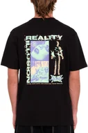 Koszulki męskie - t-shirt VOLCOM REALUSION TEE Black - miniaturka - grafika 1