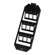 Gniazdka elektryczne - LogiLink NK4061 ramka do gniazd i wyłączników Czarny - miniaturka - grafika 1