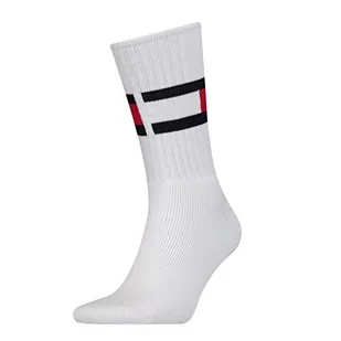 Skarpety męskie Tommy Hilfiger, Biały (Biały 300), 39 EU - Skarpetki męskie - miniaturka - grafika 1