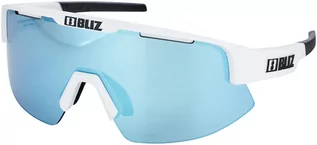 Okulary przeciwsłoneczne - BLIZ Matrix M11 Okulary dla wąskich twarzy, matte white/smoke/blue multi 2020 Okulary 52907-03 - grafika 1
