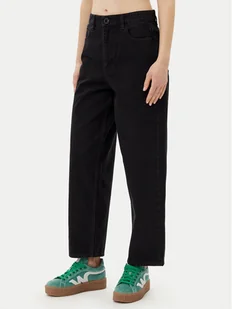 Volcom Jeansy Wellow B1912301 Czarny Loose Fit - Spodnie damskie - miniaturka - grafika 1