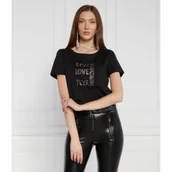 Koszulki i topy damskie - Patrizia Pepe T-shirt | Regular Fit - miniaturka - grafika 1