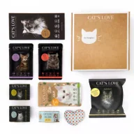 Mokra karma dla kotów - Cats Love Box zestaw dla doroslych kotów 2 x 85 g + 2 x 100 g + 2 x 200 g + 50 g - miniaturka - grafika 1