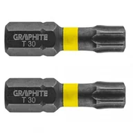 Wkrętarki - Graphite Bity udarowe TX30 x 25 mm, 2 szt. TOP-56H516 - miniaturka - grafika 1