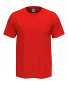Koszulki męskie - Koszulka męska T-shirt męski Stedman Comfort-T Scarlet Red DUŻY ROZMIAR 5XL - miniaturka - grafika 1