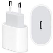 Ładowarki do telefonów - SZYBKA ŁADOWARKA SIECIOWA TELEFON USB-C 20W SLIM - miniaturka - grafika 1