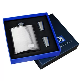 Zestaw Piersiówka Dan Barmore Gijon 180ml + Dwa Kieliszki - Piersiówki - miniaturka - grafika 1