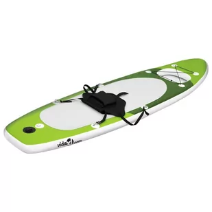 Nadmuchiwana deska SUP z akcesoriami, zielona, 330x76x10 cm Lumarko! - Deski SUP i akcesoria - miniaturka - grafika 3