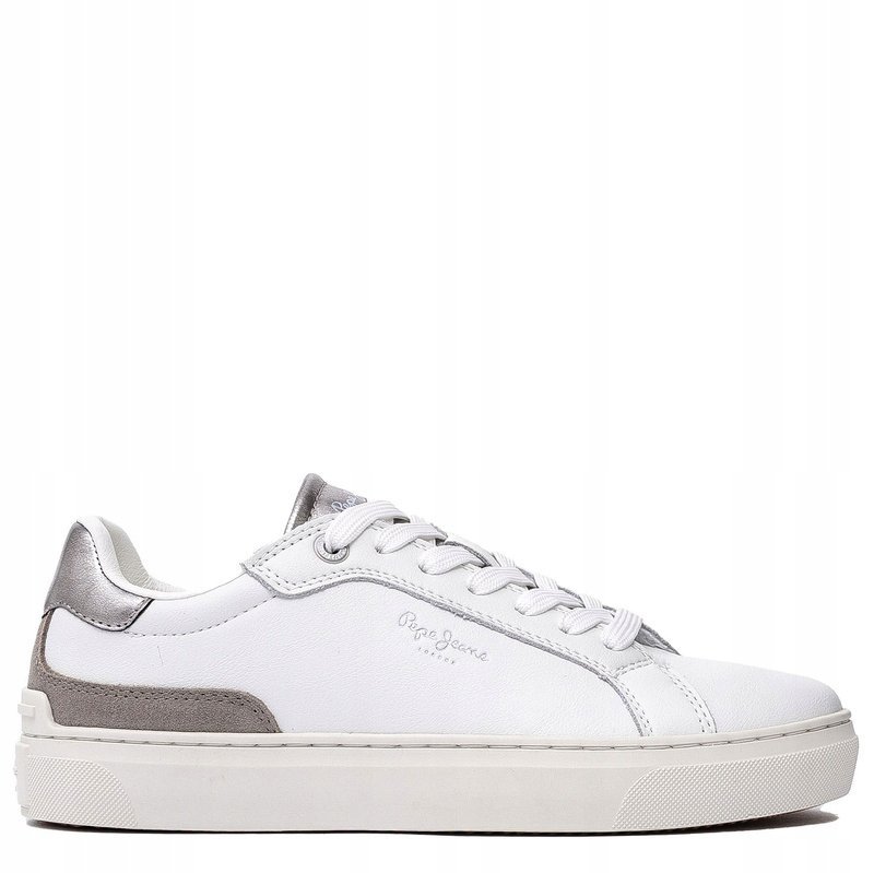 Pepe Jeans Sneakersy Damskie Camden Cold Silver PLS000007-934-SIL-39
