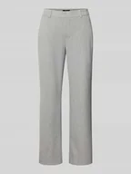 Spodnie damskie - Spodnie z prostą nogawką z dodatkiem wiskozy model ‘MAYA’ - miniaturka - grafika 1