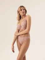 Majtki damskie - Majtki Figi Blueberry Esotiq brudny róż XL - miniaturka - grafika 1