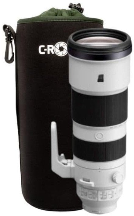 C-Rope CRP-LNB-XXX-BLK-2 futerał / pokrowiec na obiektyw aparatu Czarny, Zielony Polar, Neopren Etui zamykane