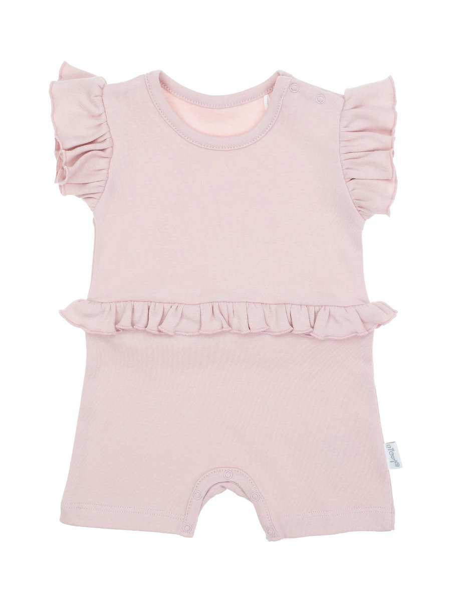 Dziewczęcy rampers pudrowy Nicol r.86