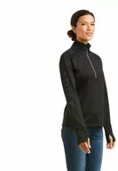 Koszulki jeździeckie - ARIAT Bluza damska TEK TEAM - black - miniaturka - grafika 1