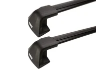 Bagażniki dachowe - Bagażnik dachowy Thule Edge Black Skoda Octavia (Mk. II) 4-dr Sedan z gołym dachem 04-12 - miniaturka - grafika 1