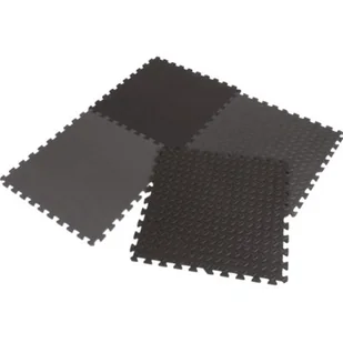 EB FIT Mata EB FIT Puzzle 60 x 60 cm 4 szt.) Czarno-szary - Maty do ćwiczeń - miniaturka - grafika 1