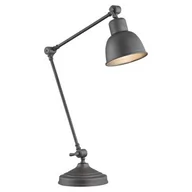 Lampy stojące - Argon Lampka biurkowa Grafitowa 1pł EUFRAT 3195 - miniaturka - grafika 1