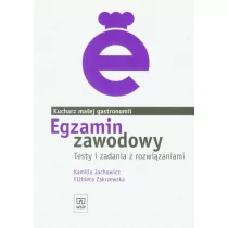 WSiP Branża gastronomia. Egzamin zawodowy. Kucharz małej gastronomii. Testy i zadania z rozwiązaniami. Nauczanie zawodowe - szkoła ponadgimnazjalna - Jacho - Materiały pomocnicze dla uczniów - miniaturka - grafika 1