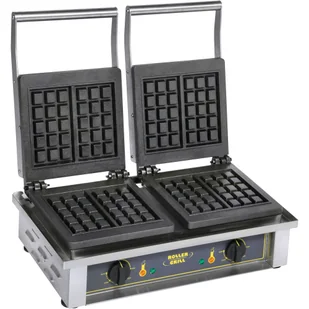 Gofrownica podwójna, wzór BRUSSELS, P 2 x 1.6 kW STALGAST 777222 - Inne urządzenia gastronomiczne - miniaturka - grafika 1