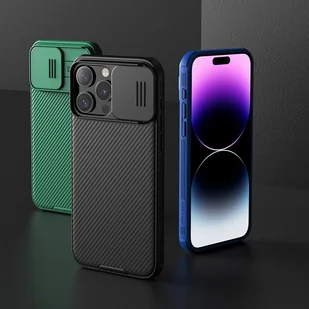Etui Nillkin CamShield Pro Magnetic Case Apple iPhone 15 Plus / 14 Plus czarne - Szkła hartowane na telefon - miniaturka - grafika 8