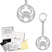 Breloki - Brelok Ze Znakiem Zodiaku Rak Srebro 925 Prezent Gadżet Grawer - miniaturka - grafika 1