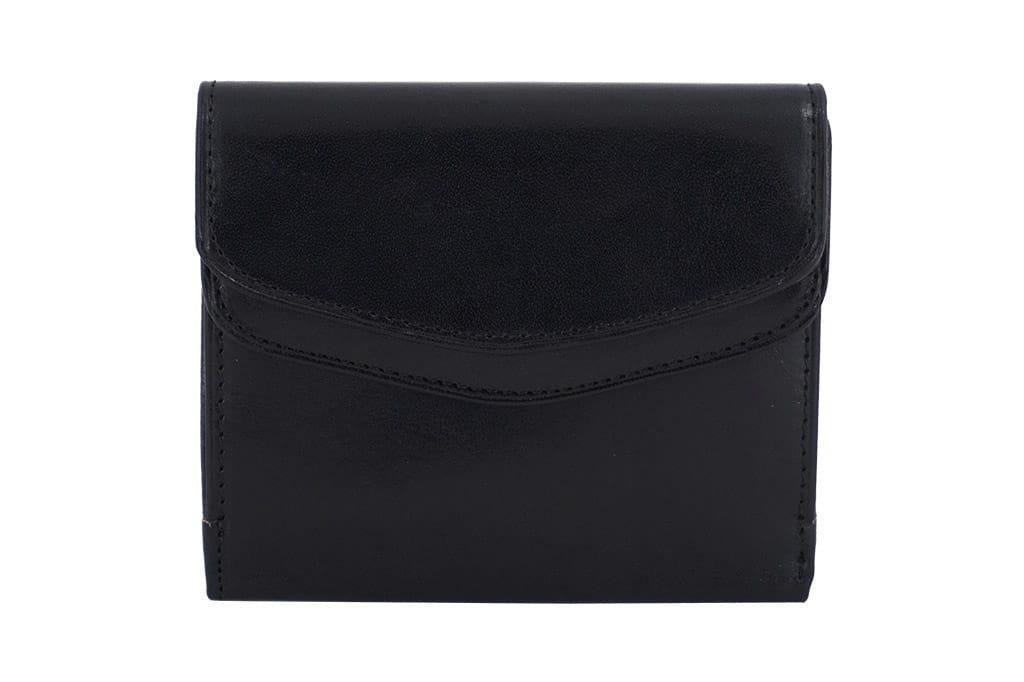 Barberini's portfel ze skóry naturalnej - Czarny - Czarny