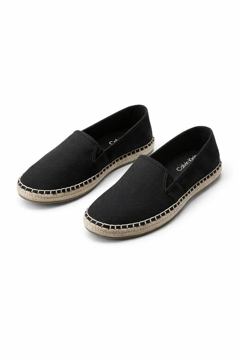 CALVIN KLEIN ESPADRYLE DAMSKIE CZARNE PODESZWA JUTOWA 39 2I3A